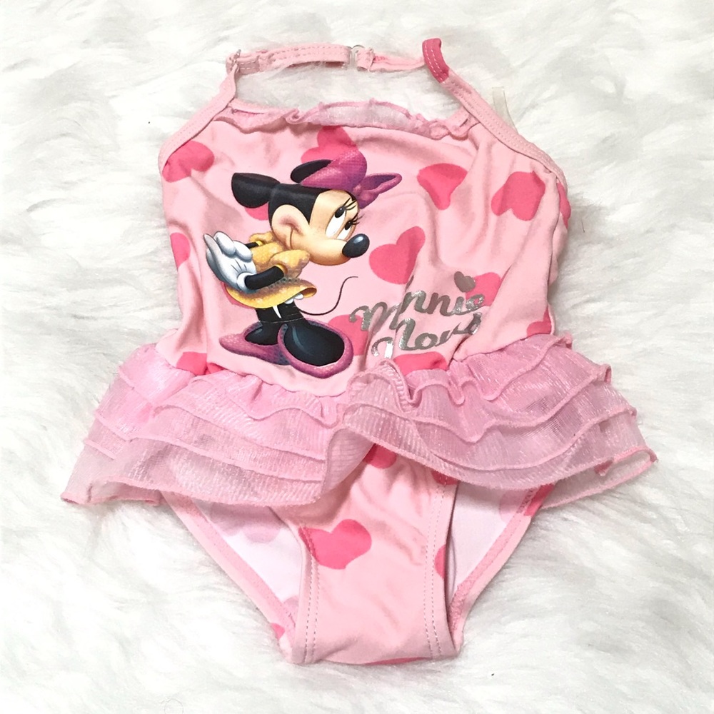 Disney Minnie Mouse Baby Swimsuit Pink